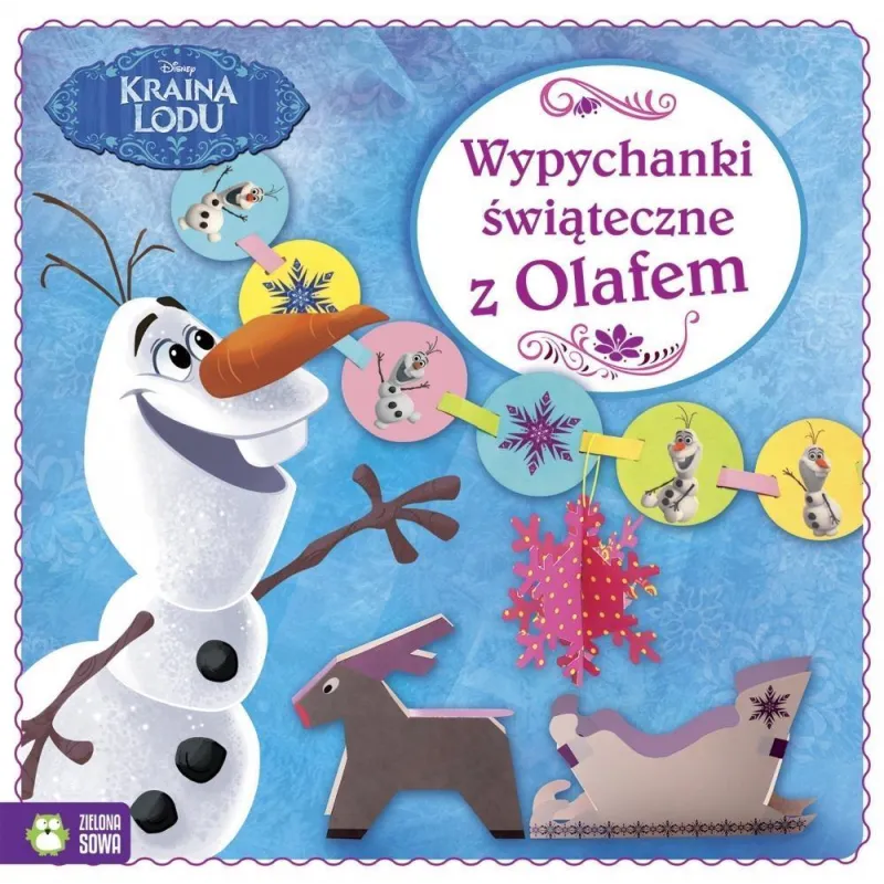 DISNEY KRAINA LODU. WYPYCHANKI ŚWIĄTECZNE Z OLAFEM