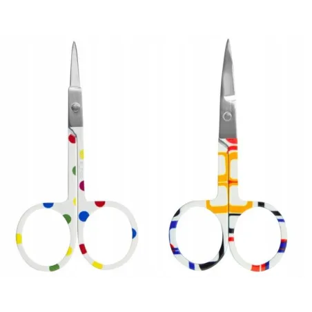 NOŻYCZKI KOSMETYCZNE DO PAZNOKCI STAL NIERDZEWNA KOLOROWE DONEGAL