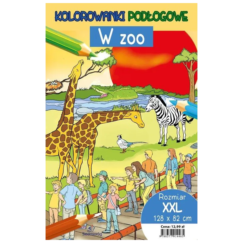 W ZOO. KOLOROWANKI PODŁOGOWE XXL