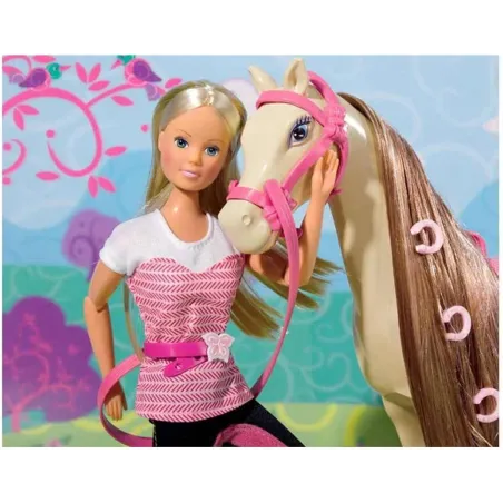 Lalka Steffi Z Koniem W Stroju Dżokejki 3+
