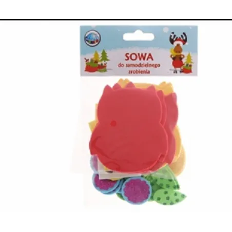 SOWA DO SAMODZIELNEGO ZROBIENIA ZESTAW KREATYWNY 5+