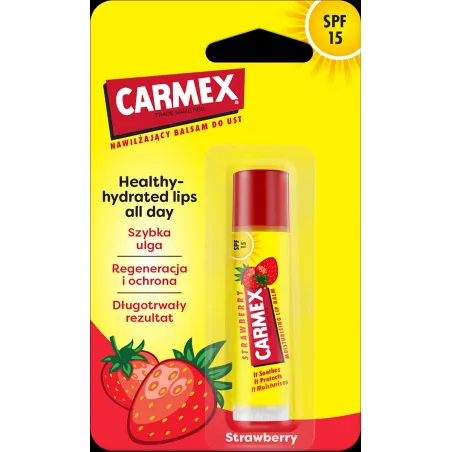 Truskawkowy Balsam Carmex Spf 15