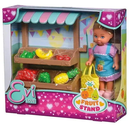 LALKA EVI LOVE Z KOSZYCZKIEM NA TARGU WARZYWNYM SIMBA 3+