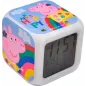 Zegar Budzik Kostka Led Świnka Peppa 7 Kolorów