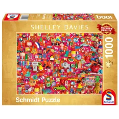 PUZZLE 1000 ELEMENTÓW PQ SHELLEY DAVIES ZABAWKI RETRO  ARTYSTYCZNA UKŁADANKA 8+