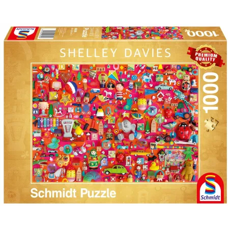 Puzzle 1000 Elementów Pq Shelley Davies Zabawki Retro  Artystyczna Układanka 8+