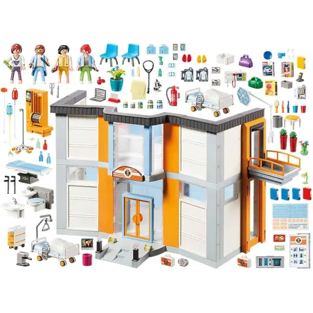Duży Szpital Z Wyposażeniem 514 Elementów Playmobil 70190 4+
