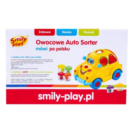 Smily Play Owocowe Auto Sorter Z Muzyką I Światłem Mówi Po Polsku 18M+