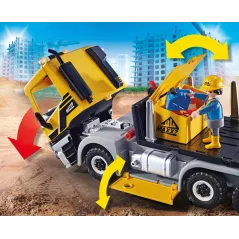 SAMOCHÓD CIĘŻAROWY Z WYMIENNYM NADWOZIEM PLAYMOBIL CITY ACTION 70444 5+