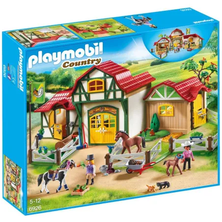 Duża Stadnina Koni 358 Elementów Playmobil Country 6926 5+