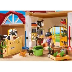 DUŻA STADNINA KONI 358 ELEMENTÓW PLAYMOBIL COUNTRY 6926 5+
