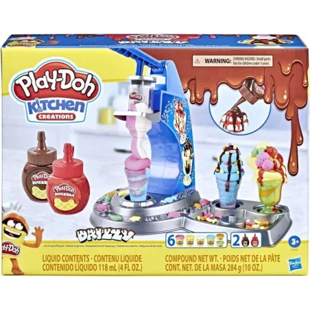 Ciastolina Play-Doh Kitchen Tęczowa Lodziarnia Zestaw Kreatywny 3+