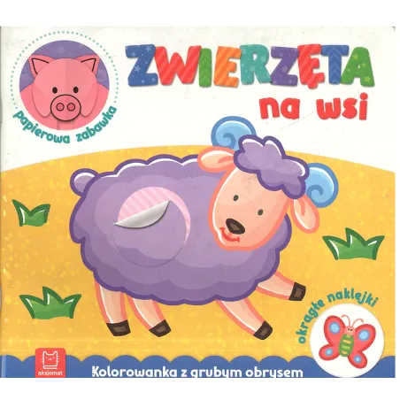 Zwierzęta Na Wsi Kolorowanka Z Grubym Obrysem