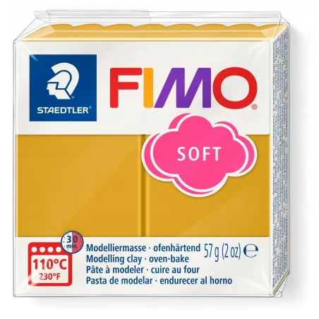 Masa Modelarska Termootwardzalna Fimo Soft 57 G T10 Mango Karmel
