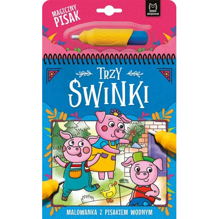 Trzy Świnki. Malowanka Z Pisakiem Wodnym