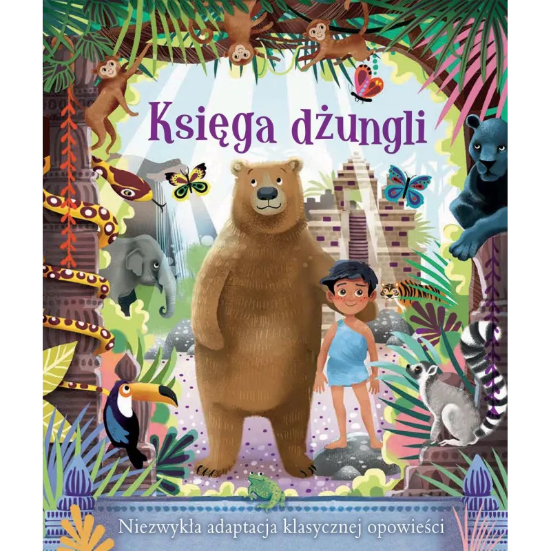 KSIĘGA DŻUNGLI NIEZWYKŁA ADAPTACJA KLASYCZNYCH Jenny Woods - Olesiejuk