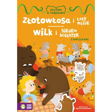 Złotowłosa I Trzy Misie, Wilk I Siedem Koźlątek Z Naklejkami 4+