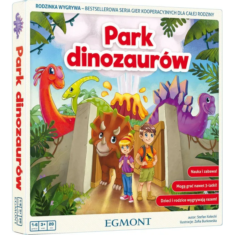 PARK DINOZAURÓW GRA EDUKACYJNA 3+