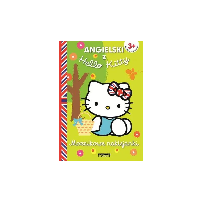 ANGIELSKI Z HELLO KITTY. MOZAIKOWE NAKLEJANKI 3+