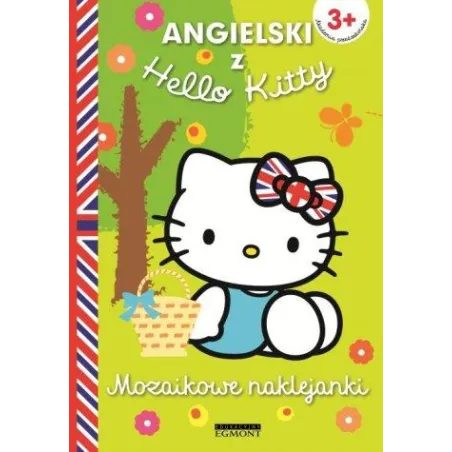 ANGIELSKI Z HELLO KITTY. MOZAIKOWE NAKLEJANKI 3+