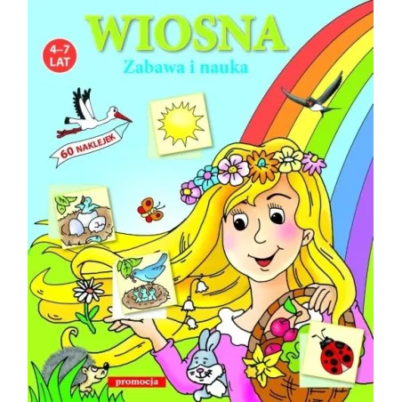 Wiosna. Naklejanki 4-7 Lat