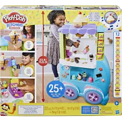 WIELKA LODZIARNIA NA KÓŁKACH PLAY-DOH ZESTAW KREATYWNY 3+