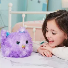 FUR FLUFFS INTERAKTYWNA MASKOTKA PIESEK FIOLETOWY 100 DŹWIĘKÓW 5+