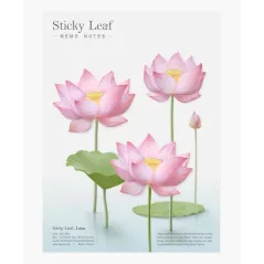 KARTKI SAMOPRZYLEPNE RÓŻOWY LOTOS L