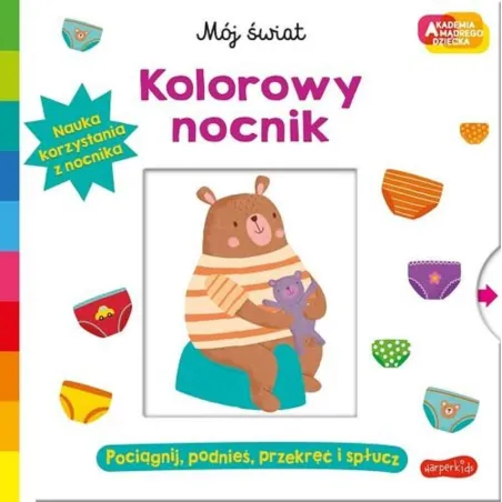 MÓJ ŚWIAT. KOLOROWY NOCNIK. AKADEMIA MĄDREGO DZIECKA - Harperkids