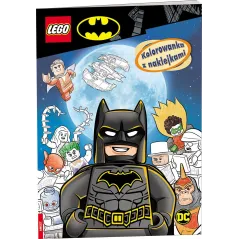 LEGO BATMAN KOLOROWANKA Z NAKLEJKAMI 5+ - Ameet