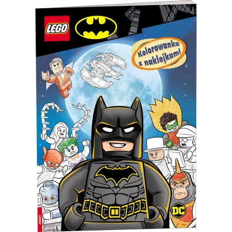 Lego Batman Kolorowanka Z Naklejkami 5+