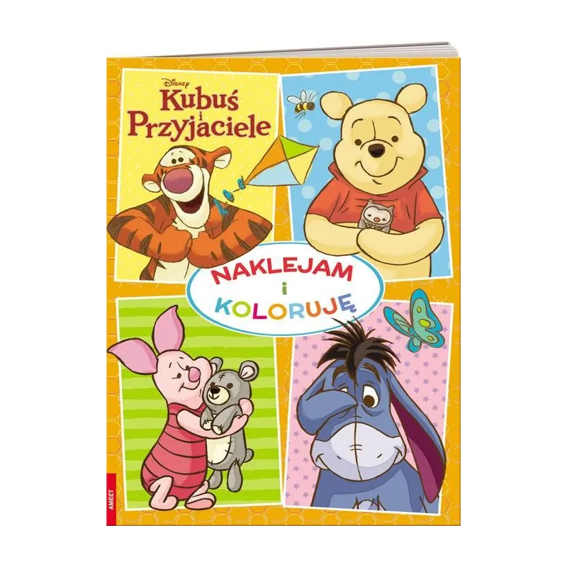 DISNEY KUBUŚ I PRZYJACIELE NAKLEJAM I KOLORUJĘ 