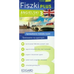 ANGIELSKI FISZKI PLUS DLA POCZĄTKUJĄCYCH 3 - Edgard