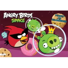 ANGRY BIRDS SPACE. PLAKATY DO KOLOROWANIA Z NAKLEJKAMI - Papilon