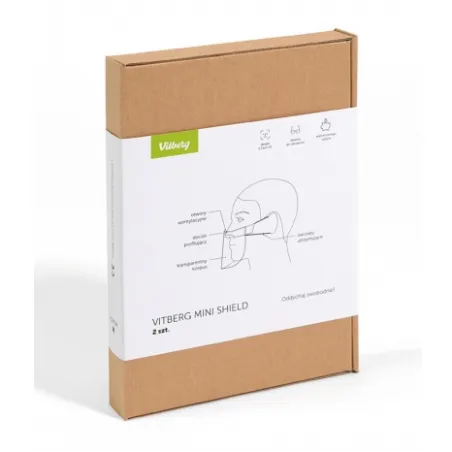 Przyłbica Vitberg Mini Shield 2 Sztuki Rozmiar S