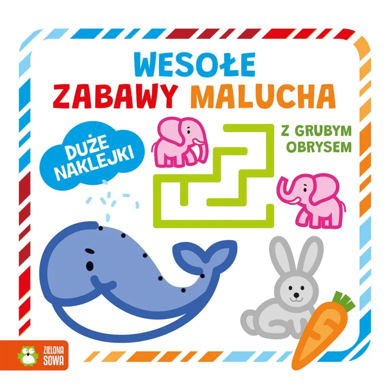 WESOŁE ZABAWY MALUCHA Z GRUBYM OBRYSEM