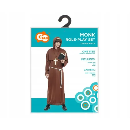 Mnich Strój Kostium Dla Dorosłych Rozmiar Uniwersalny Godan