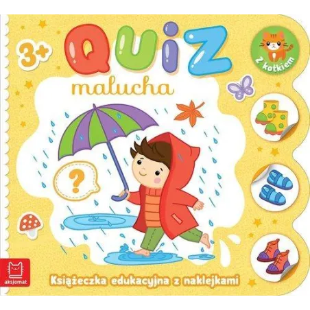 Quiz Malucha Z Kotkiem. Książeczka Edukacyjna Z Naklejkami 3+