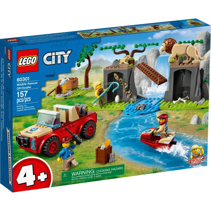 TERENÓWKA RATOWNIKÓW DZIKICH ZWIERZĄT LEGO CITY 60301 II GATUNEK