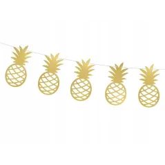 GIRLANDA PAPIEROWA ANANASY HAWAJSKA ALOHA 1,5 M DEKORACJA