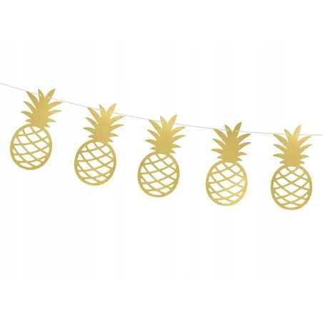 Girlanda Papierowa Ananasy Hawajska Aloha 1,5 M Dekoracja