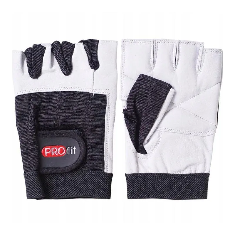 RĘKAWICE KULTURYSTYCZNE PROFIT GYM ROZMIAR M