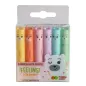 Zakreślacze Pastelowe Mini 6 Kolorów