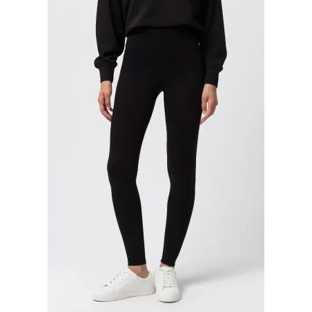 Legginsy Czarne Wysoki Stan Elastyczna Talia Rozmiar M Les Lunes