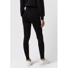 Legginsy Czarne Wysoki Stan Elastyczna Talia Rozmiar M Les Lunes