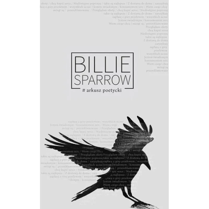 ARKUSZ POETYCKI Billie Sparrow, Weronika Maria Szymańska - Flow Books