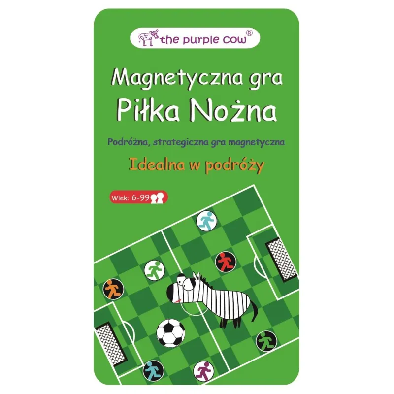 PODRÓŻNA GRA MAGNETYCZNA PIŁKA NOŻNA THE PURPLE COW 6+