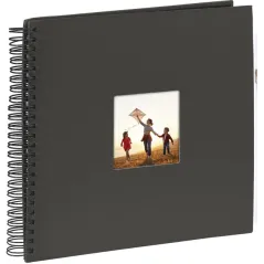 ALBUM NA ZDJĘCIA 36X32 CM 50 STRON CZARNE KARTKI MIEJSCE NA 300 ZDJĘĆ HAMA