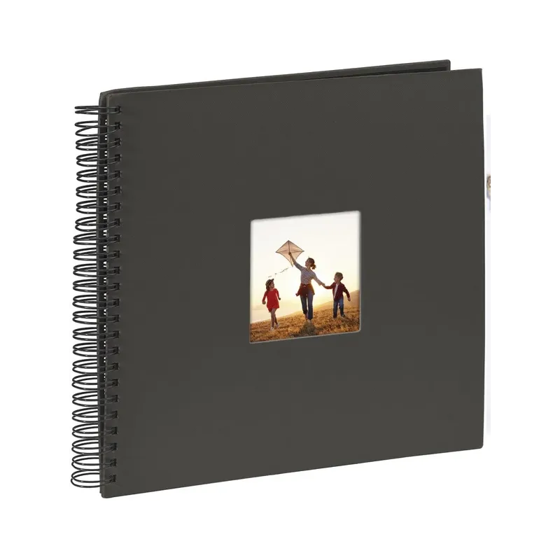 ALBUM NA ZDJĘCIA 36X32 CM 50 STRON CZARNE KARTKI MIEJSCE NA 300 ZDJĘĆ HAMA