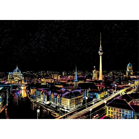 MAGICZNA ZDRAPKA BERLIN 40.5X28.5 CM ZESTAW KREATYWNY